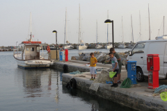 Die Mole im Norden vom Hafen