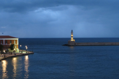 Chania-Einfahrt-Nacht