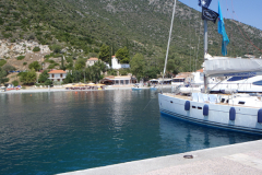 Der Badestrand im Hafen